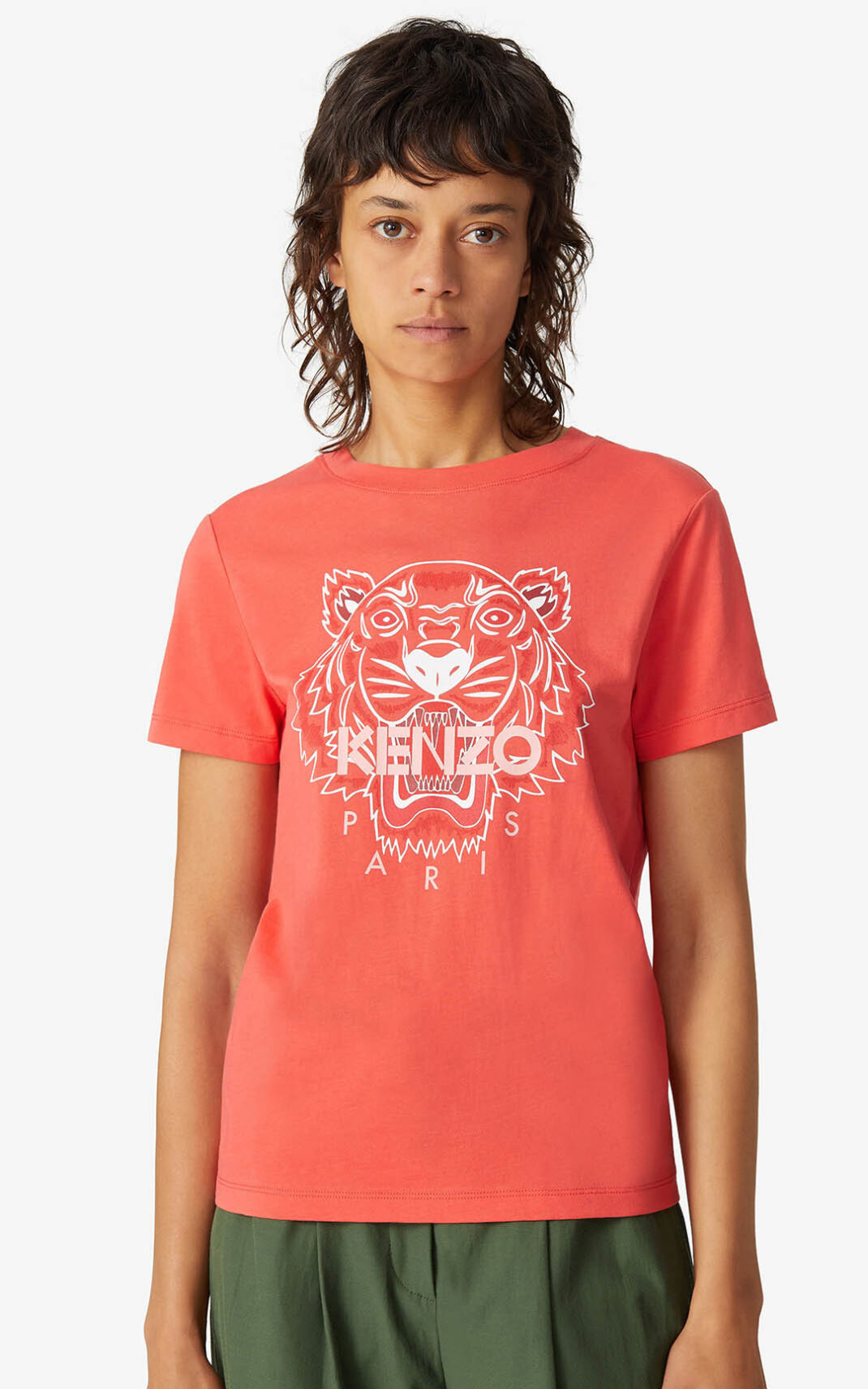 Kenzo Tiger T Shirt Dam | 89732-CKAU